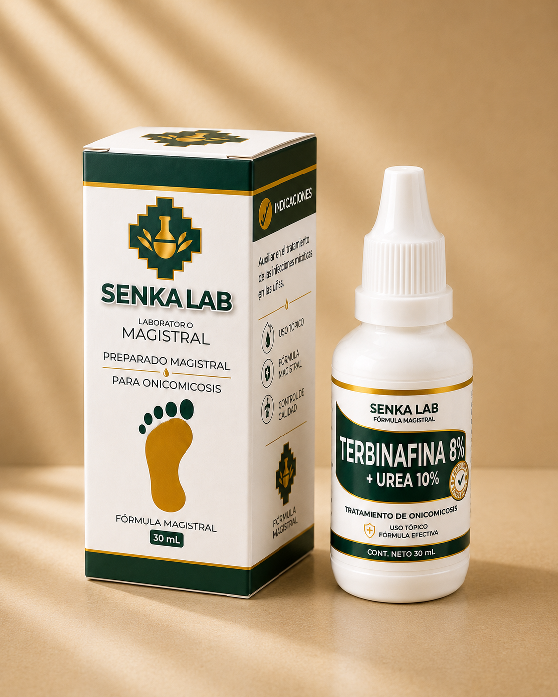 TERBINAFINA 8% + UREA 10%