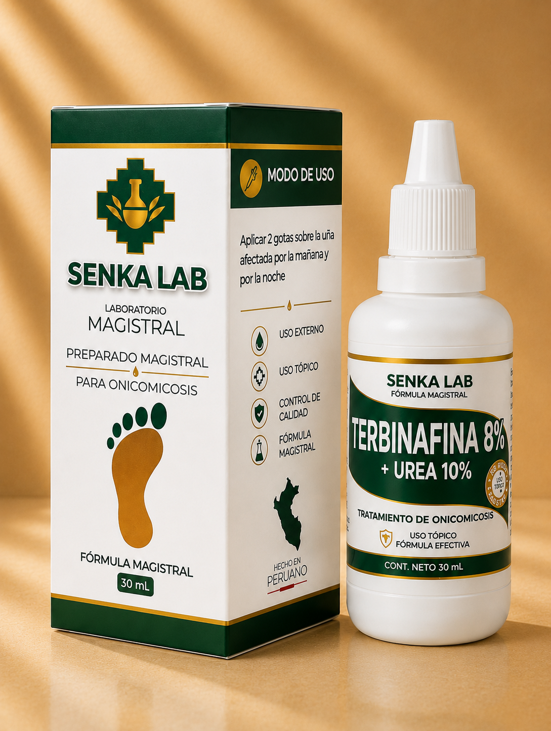 TERBINAFINA 8% + UREA 10%