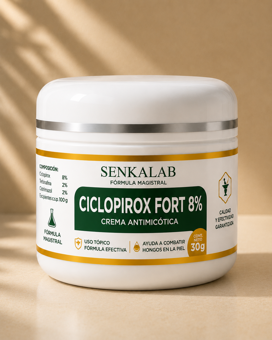 CICLOPIROX FORT 8% M